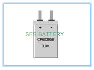 Hohe Kapazitäts-ultra dünne Batterie LiMNO2 CP603956 3200mAh 3,0 Volt für Smart Card