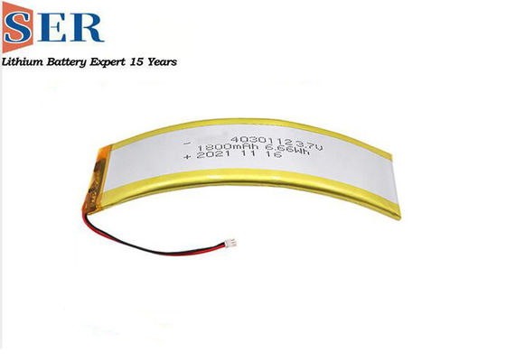 Kundengerechtes flexibles gebogenes Lithium-Polymer Ion Safety Curved Lipo Battery Li Poly Batterys 3.7V