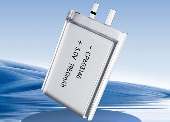 CP603146 Primärzelllange Haltbarkeitsdauer der Lithium-Batterie-3v ultra dünne des Beutel-Li-MnO2