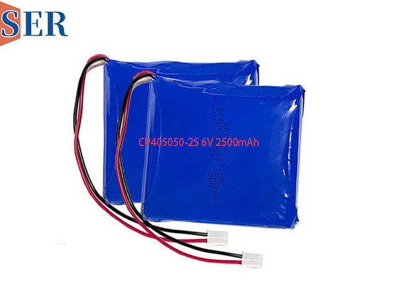 Fertigen Sie Primärlithium-batterie des CP405050-2S Batteriesatzes 6.0V 2500mAh kundenspezifisch an