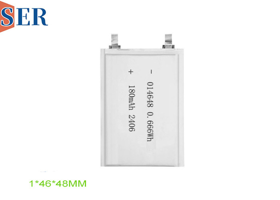 Batteriefabrik Lieferung 3.7v wiederaufladbare ultradünne Polymer-Lithium-Batterie 014648 für elektronische Geräte