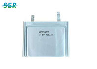 Batterie-quadratische Form 3V 170mAh ultra dünne Lithium-MNO2 für IC-Karte CP153030