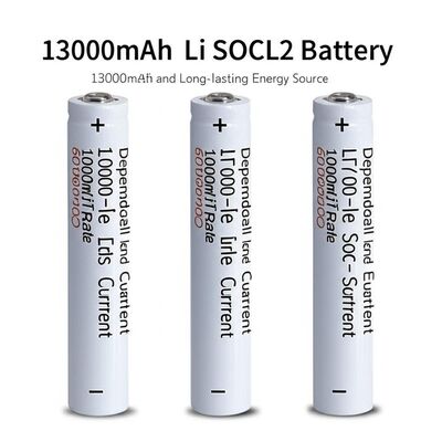 13000mAh Li SOCL2 Batterie 2% Selbstlebensrate 600mA Pulsstrom Zuverlässige und langlebige Energiequelle