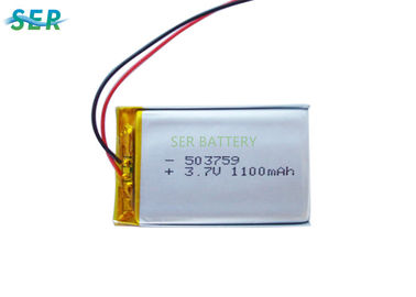 Quadrat-wieder aufladbare Lithium-Batterien, hohe Kapazität 385068 Lipo-Batterie für Licht