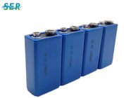 Lithium-Batterie ER9V 1200mAh 9V, wieder aufladbares 9 Volt-Lithium Ion Battery Lis SOCl2 