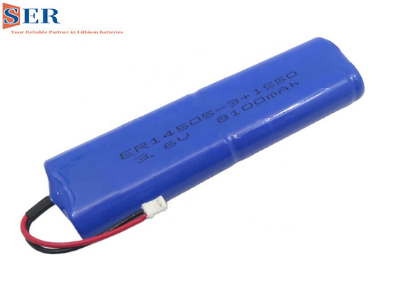 ER14505-3P 3.6V 8100mAh LiSOCL2 Batterie mit Kondensator JST-Verbindungsstück-SPC1550