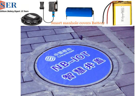 Batterie LP805060 3000mAh 3.7V Lipo Lithium-Polymerbatterie für intelligente Kanaldeckel
