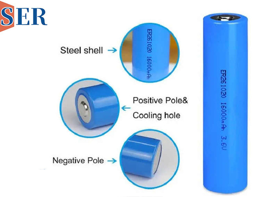 ER261020M Doppel-CC Li SOCL2 Batterie Große Entladung Strom hohe Kapazität 3.6V 13000mAh
