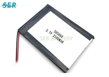 Kundengebundene Lipo-Lithium-Polymer-Batterie 505068 3.7V fahren lang das Leben für Digitalkamera rad