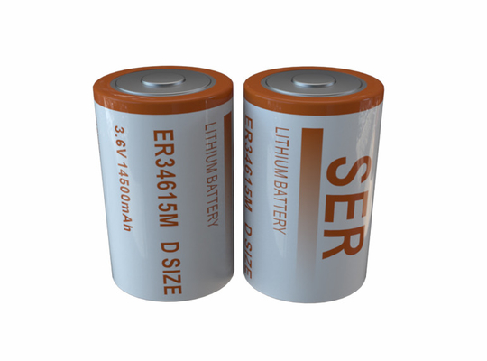Batterie-gewundenes hohes Abfluss-Lithium-Thionylchlorid ER34615M 14500mAh LiSOCL2