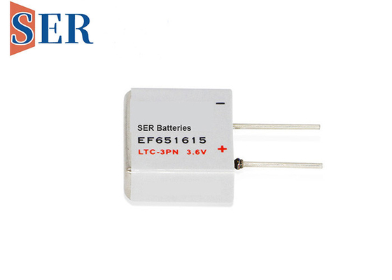 prismatische Li SOCL2 Batterie 400mAh EF651615 mit 4 u-Lötmittel-Stiften