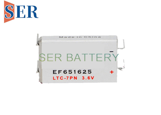 Prismatische Batterie LTC-3PN EF651625 3.6Volt LISOCL2 mit Stiftanschlüssen