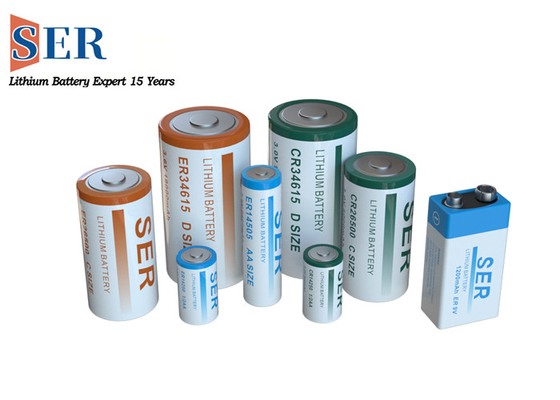 Batterie-Lithium-Thionylchlorid-Zelle 3.6Volt nicht wiederaufladbare Li SOCL2 für intelligentes Meter