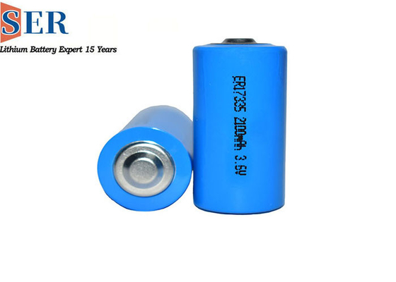 Verbrauchszähler MSDS Li SOCL2 Batterie-ER17335S Lithium-Zelle der 3,6 Volt-Primärhohen temperatur